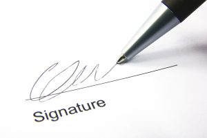 Verification of the accuracy of the conclusion of the examination of handwriting and signature